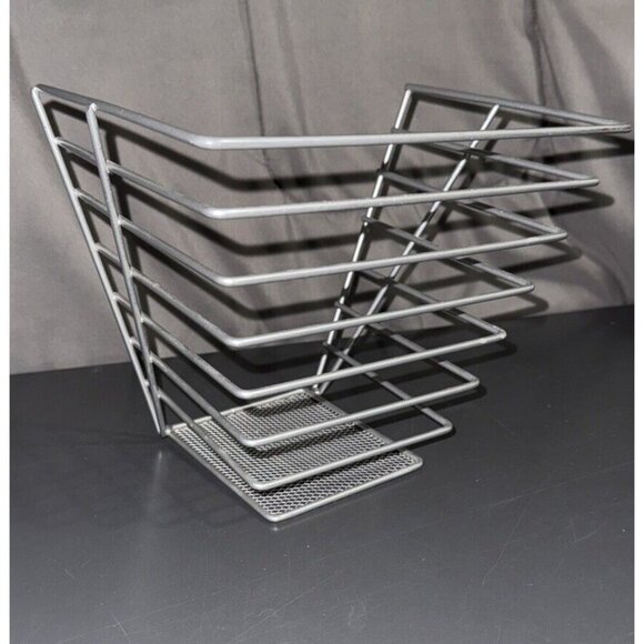 Display Rack Silver 9”L x 7”W X 7” Graduated - Picture 3 of 16
